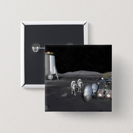 今後の宇宙探査任務3 缶バッジ (正面&裏面)