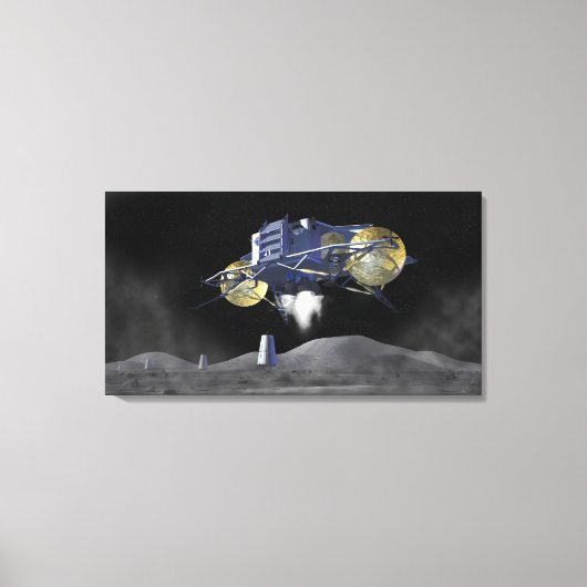 今後の宇宙探査任務4 キャンバスプリント (正面)