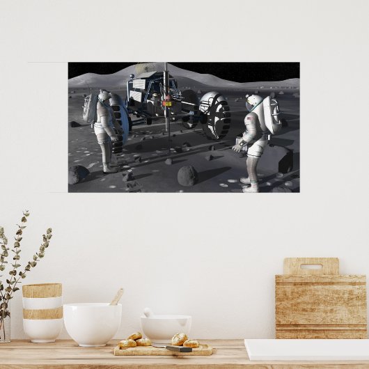 今後の宇宙探査任務4 ポスター (キッチン)