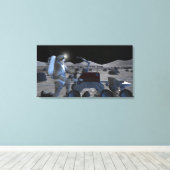 今後の宇宙探査任務7 キャンバスプリント (インサイチュ (ウッドフロア))