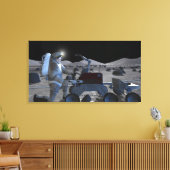 今後の宇宙探査任務7 キャンバスプリント (インサイチュ (リビング))