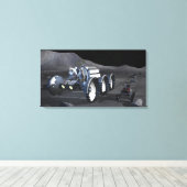 今後の宇宙探査任務8 キャンバスプリント (インサイチュ (ウッドフロア))