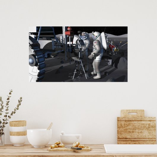 今後の宇宙探査任務8 ポスター (キッチン)