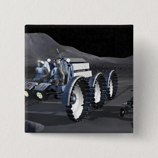 今後の宇宙探査任務8 缶バッジ (正面)