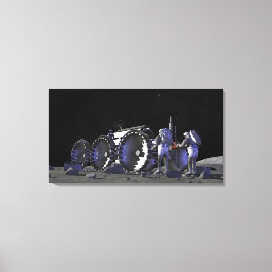 今後の宇宙探査任務9 キャンバスプリント (正面)