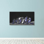 今後の宇宙探査任務9 キャンバスプリント (インサイチュ (ウッドフロア))