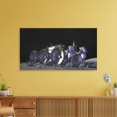 今後の宇宙探査任務9 キャンバスプリント (インサイチュ (リビング))