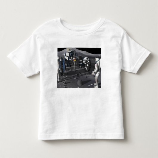 今後の宇宙探査任務 トドラーTシャツ (正面)