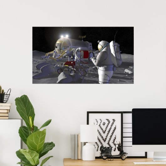 今後の宇宙探査任務 ポスター (ホームオフィス)