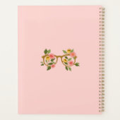 今後の展望は20の眼鏡と花模様 プランナー手帳 (裏面)