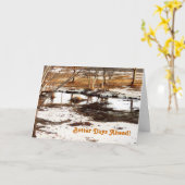 今後の日向上 カード (黄色い花)