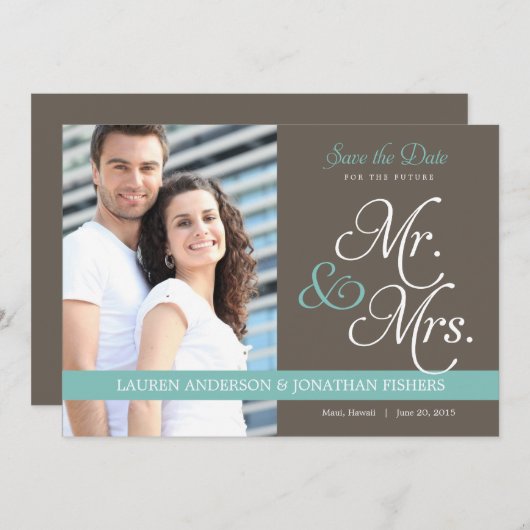 今後の日程の保存 セーブザデート (正面/裏面)