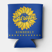 今後の欧州名前をカスタムするに投票 缶クーラー (正面)