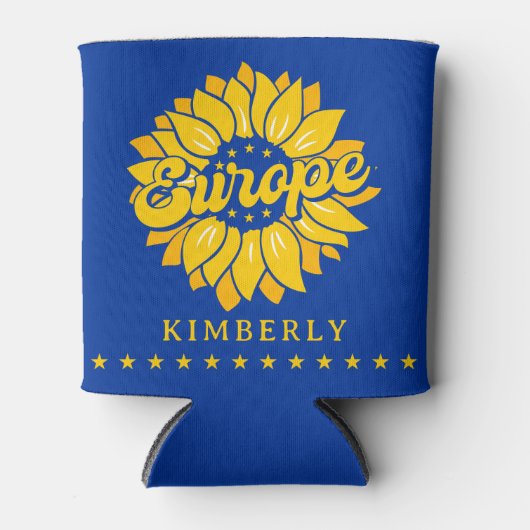 今後の欧州名前をカスタムするに投票 缶クーラー (正面)