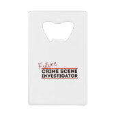 今後の犯罪現場調査員 クレジットカード栓抜き (正面)