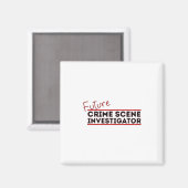 今後の犯罪現場調査員 マグネット (正面/裏面)