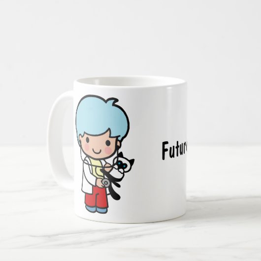 今後の獣医 コーヒーマグカップ (正面左)