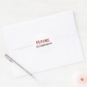 今後の獣医 ラウンドシール (封筒)