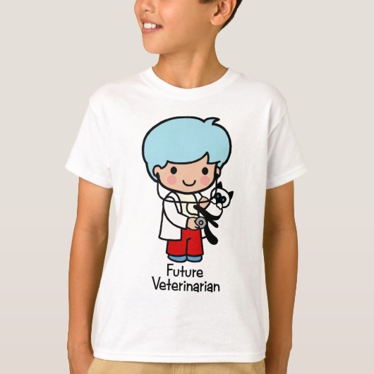 今後の獣医 Tシャツ (正面)