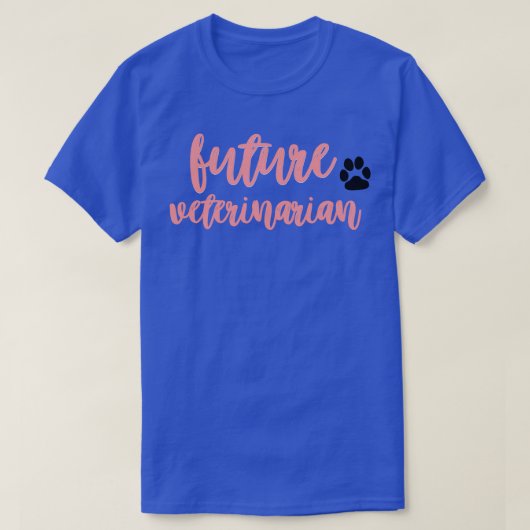 今後の獣医 Tシャツ (デザイン正面)