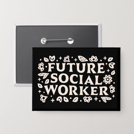 今後の社会人学生 缶バッジ (正面/裏面)