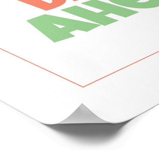 今後の良好な日 ポスター (角)