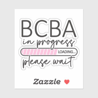 今後の行動アナリストBCBAが進行中 シール