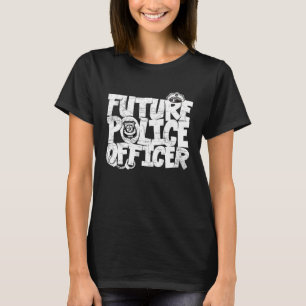今後の警察官の法執行の男性へ動き Tシャツ