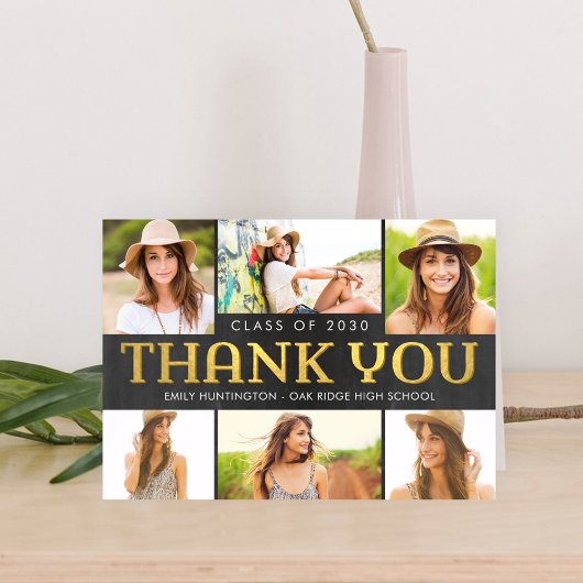 今後の輝く卒業サンキューカード サンキューカード