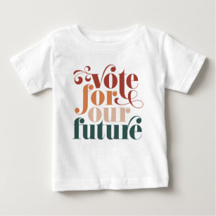 今後の選挙レトロ ベビーTシャツ