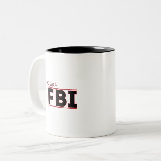 今後のFBI ツートーンマグカップ (正面左)