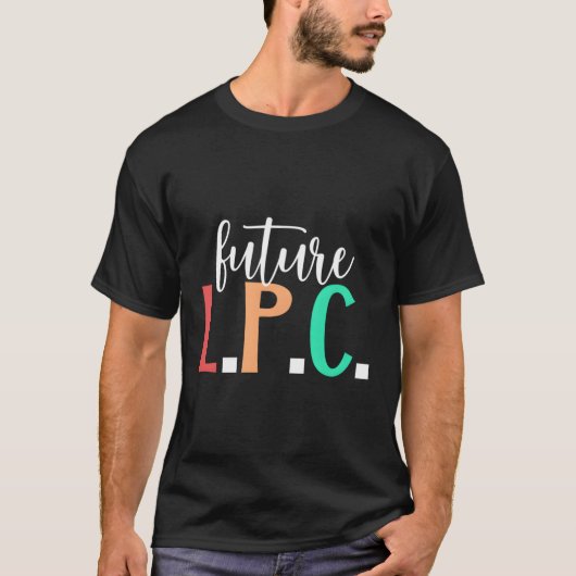 今後のLpc学生プロフェッショナルカウンセラー Tシャツ (正面)