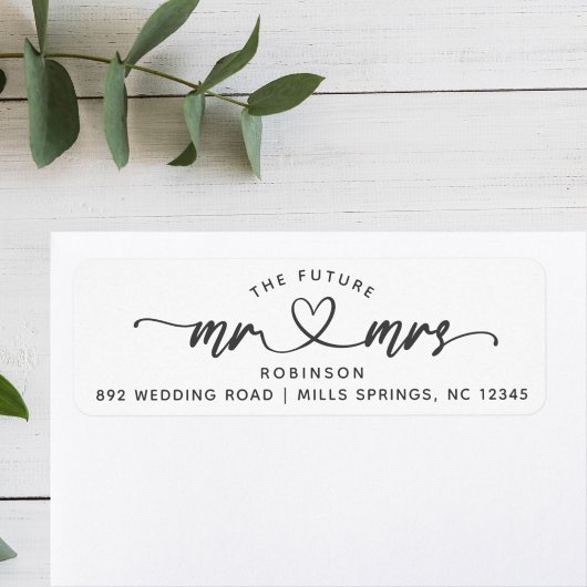 今後のMRモダンおよびMRSハートスエレガント・スクリプト ラベル