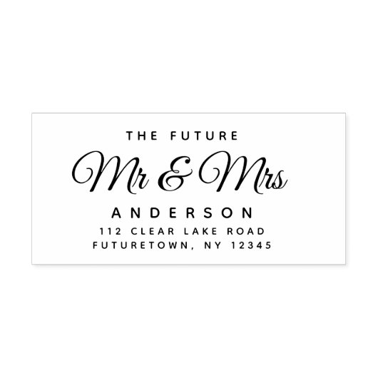 今後エレガントの差出人住所脚本 ラバースタンプ (インプリント)