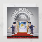 今後:卒業、ビジネスセミナー等 招待状 (正面)