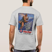 今必要とされる操縦者(淡色) Tシャツ (裏面)