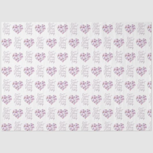 今忘れ日は自分を愛してはいけないティッシュペーパー 薄葉紙 (正面)