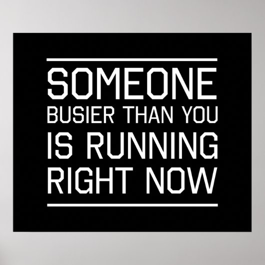 今忙しお前よランニングり人 ポスター (正面)
