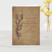 今感動的日の引用文 カード (黄色い花)