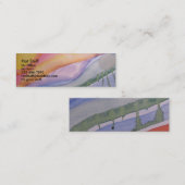 今抽象芸術の細い名刺 スキニー名刺 (正面/裏面)