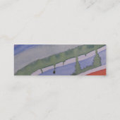 今抽象芸術の細い名刺 スキニー名刺 (裏面)