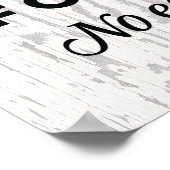 今採用おもしろいパーソナライズされたプリント素朴 ポスター (角)