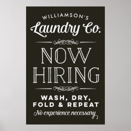 今採用おもしろいパーソナライズされたランドリープリント ポスター