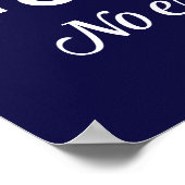 今採用おもしろいパーソナライズされた洗濯プリント海軍 ポスター (角)