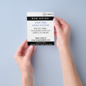 今採用するキャリアの求人情報 チラシ (手)