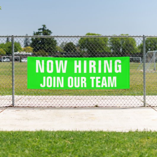 今採用チームに参加するBright Large 横断幕 (インサイチュ)