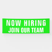 今採用チームに参加するBright Large 横断幕 (横)