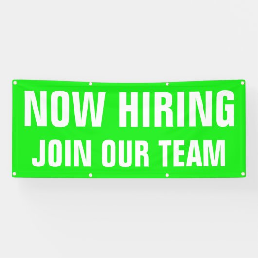 今採用チームに参加するBright Large 横断幕 (横)