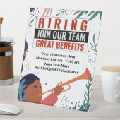 今採用チームの仕事に参加 台座サイン (インサイチュ)