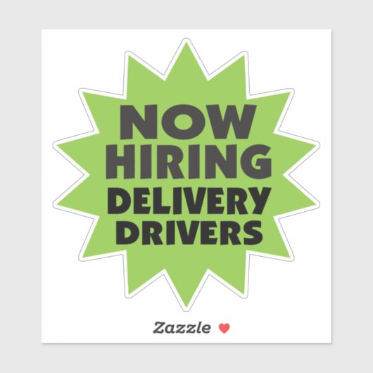 今採用デリバリードライバースターバストシール シール (シート)